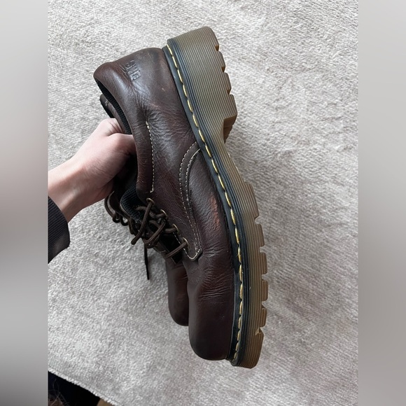 Title: Doc Martens 11273 Brown Leather Platform Loafers - Size 11  Men's - Picture 6 of 6